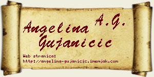 Angelina Gujaničić vizit kartica